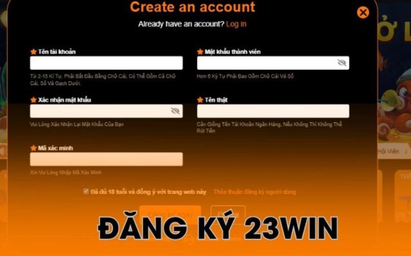 Đăng ký 23Win